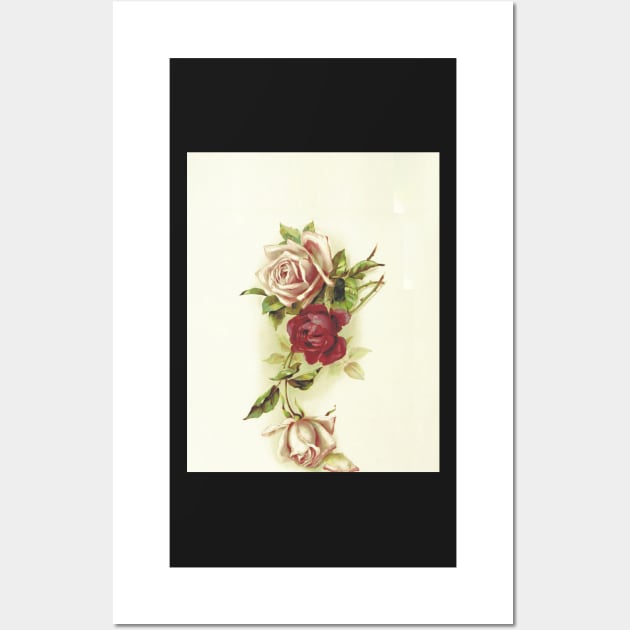 Painted Roses - Nature Inspired Wall Art by JDVNart